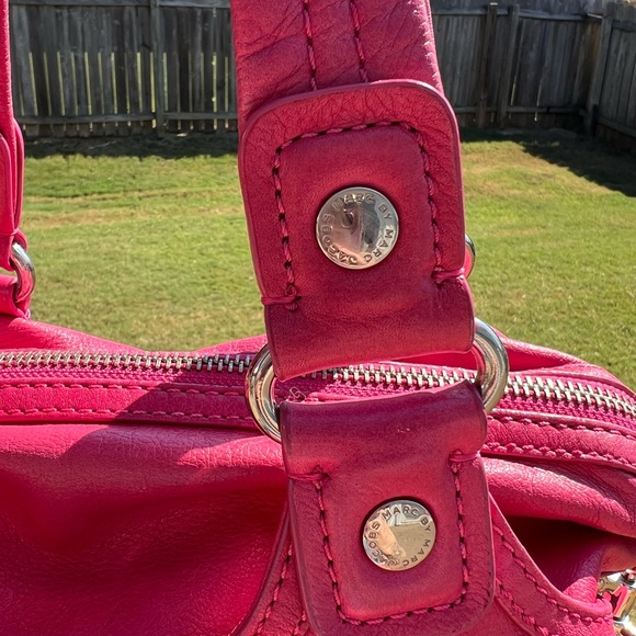 Marc by Marc Jacobs Fuchsia Soft Leather Hobo Slouchy
Shoulder Tote Handbag 🩷 - Picture 9 of 16
